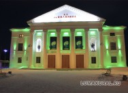 Архитектурное светодиодное освещение дворца культуры им. В.И. Ленина
